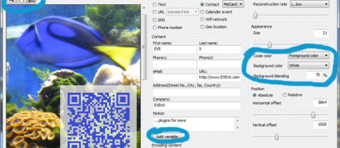 RELEASE: QR Code Generator Plugin 1.2 for Adobe Photoshop available